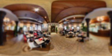 Restoran panorama bulanıklık arka plan
