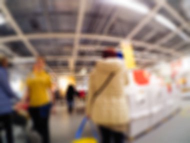 Alışveriş alışveriş merkezi Tema arka plan bulanıklık