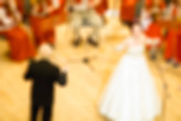 Classical concert blur background — Stock Photo, Image