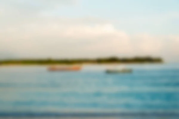 Gili Trawangan Bali Indonésia Viagem tema borrão fundo — Fotografia de Stock