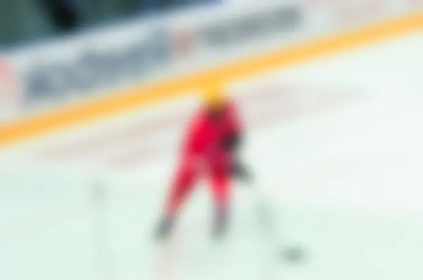 Abstract blur of ice hockey players at tournament play — Stock Photo, Image