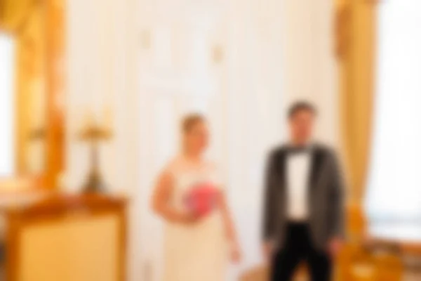 Wedding ceremony theme blur background — Stock Photo, Image