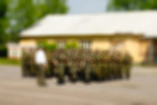 Russian army theme blur background — Stock Photo, Image