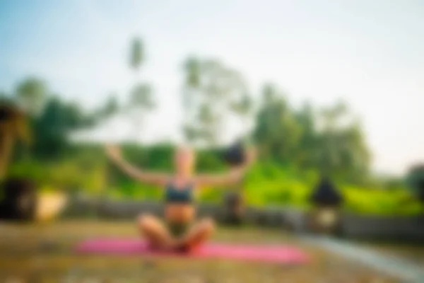 Bali indonesien reisethema verschwimmen hintergrund — Stockfoto