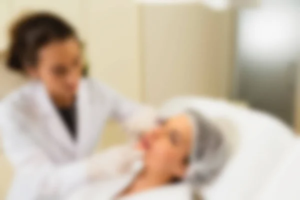 Latar belakang klinik Kosmetologi Medis kabur — Stok Foto