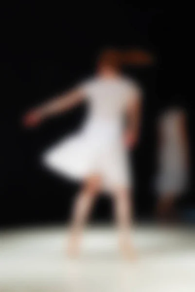 Contemporary dance performance bokeh blur background — Stock Photo, Image