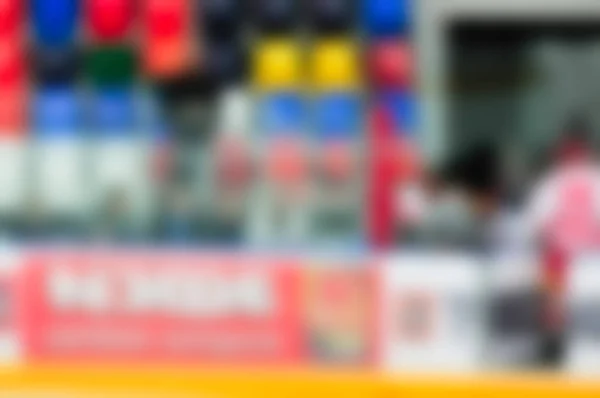 Abstrakte Unschärfe der Eishockeyspieler bei Turnieren — Stockfoto