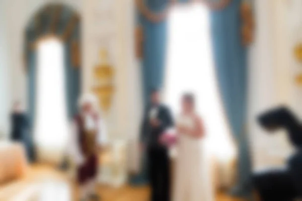 Wedding ceremony theme blur background — Stock Photo, Image