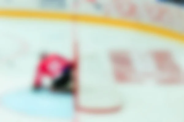 Abstrakte Unschärfe der Eishockeyspieler bei Turnieren — Stockfoto