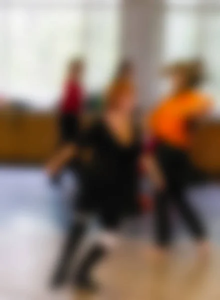 ダンス学校のテーマの背景をぼかし — ストック写真