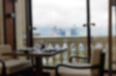 Restoran bulanıklık arka plan