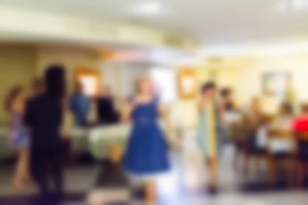 Party at the restaurant theme blur background — Stock Photo, Image