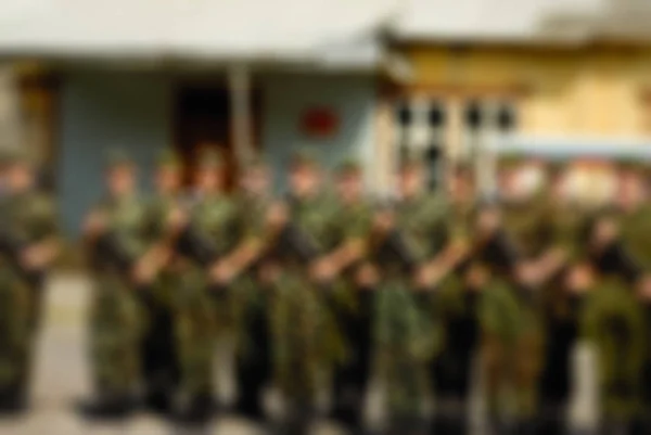 Exército russo tema borrão fundo — Fotografia de Stock