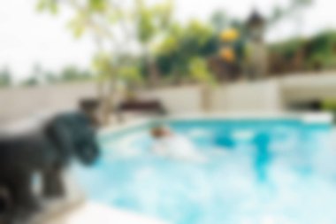 Bali Endonezya Seyahat tema bulanıklık arka plan