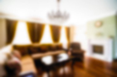 Lüks ev iç Tema arka plan bulanıklık