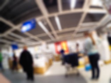 Alışveriş alışveriş merkezi Tema arka plan bulanıklık