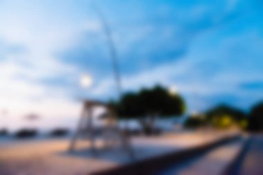 Gili Adaları Endonezya Seyahat Tema arka plan bulanıklık