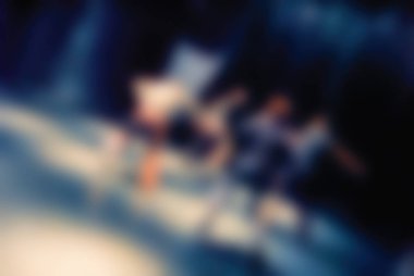 Çağdaş dans performans bokeh arka plan bulanıklık