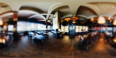 Restoran panorama bulanıklık arka plan