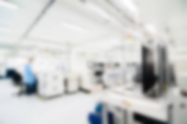 Elektronik üretim tesisi Tema arka plan bulanıklık