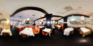 Restoran panorama bulanıklık arka plan