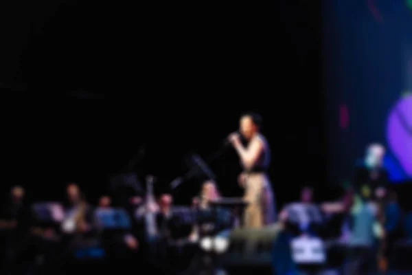 Jazz konsert tema oskärpa bakgrund — Stockfoto