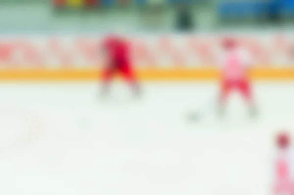 Buz hokeyi oyuncuları turnuva oyun soyut bulanıklık — Stok fotoğraf