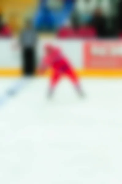 Buz hokeyi oyuncuları turnuva oyun soyut bulanıklık — Stok fotoğraf
