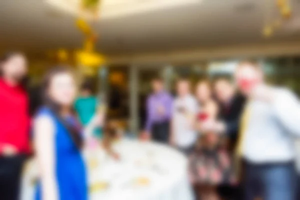 Party at the restaurant theme blur background — Stock Photo, Image