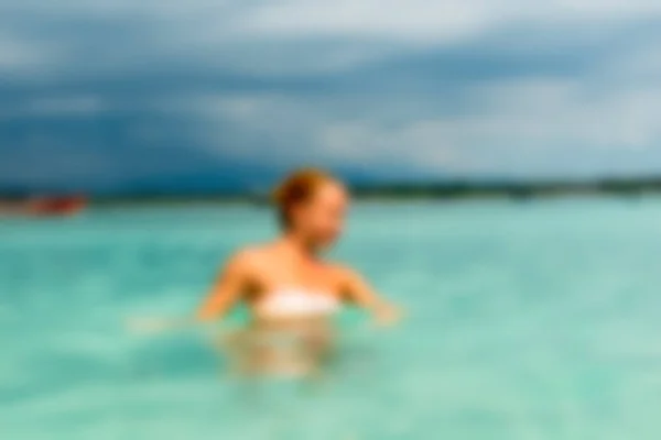 Bali Indonesia Travel theme blur background — Stock Photo, Image