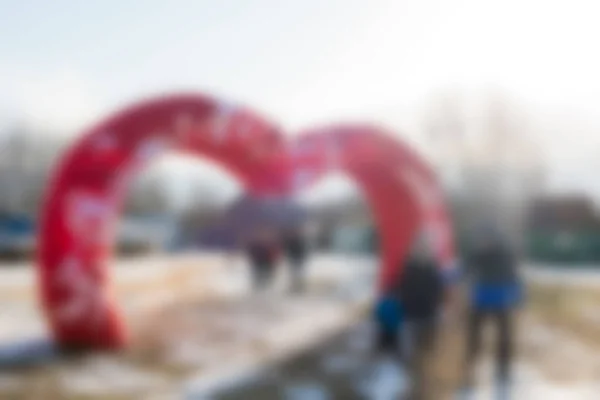 Mardi gras firande tema oskärpa bakgrund — Stockfoto