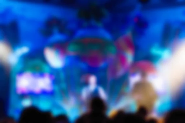 Blur background of people at the concert — Stock Photo, Image