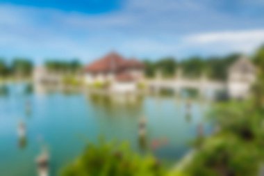 Bali Endonezya Seyahat tema bulanıklık arka plan