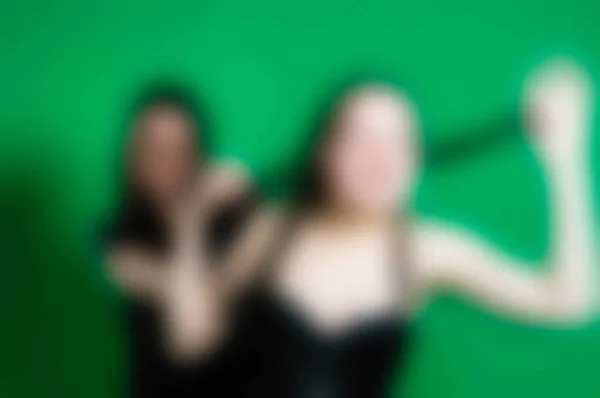 Speelse bdsm vrouwen thema achtergrond wazig — Stockfoto