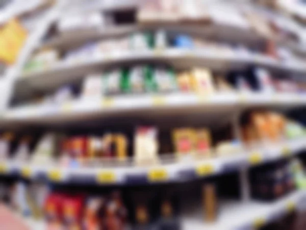 Pessoas fazendo compras em loja de departamento tema borrão fundo — Fotografia de Stock