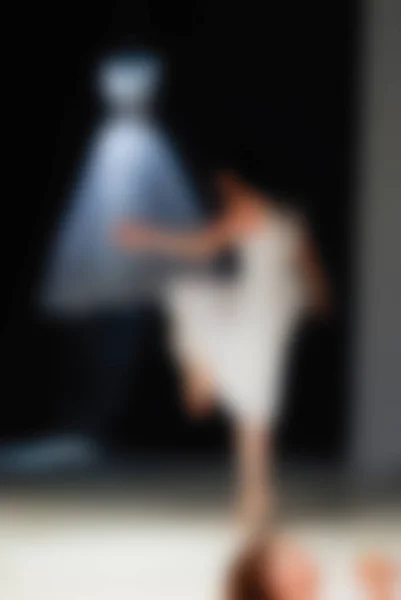 Contemporary dance performance bokeh blur background — Stock Photo, Image