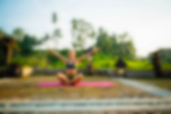 Bali indonesien reisethema verschwimmen hintergrund — Stockfoto