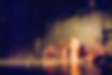 Çağdaş dans performans bokeh arka plan bulanıklık