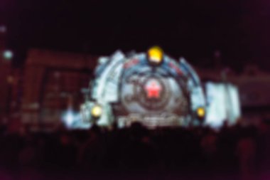 Işık projeksiyon Festivali Tema arka plan bulanıklık