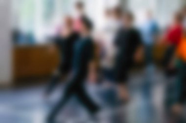 Dans okulu Tema arka plan bulanıklık