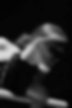 Çağdaş dans performans bokeh arka plan bulanıklık