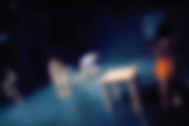 Çağdaş dans performans bokeh arka plan bulanıklık