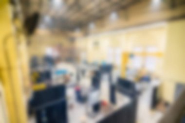 Endüstriyel Üretim Fabrikası Tema arka plan bulanıklık