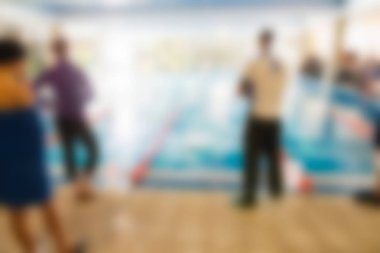 Yüzme Yarışması Tema bulanıklık arka plan