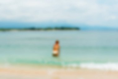 Bali Endonezya Seyahat tema bulanıklık arka plan