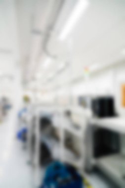 Elektronik üretim tesisi Tema arka plan bulanıklık