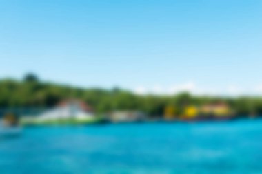 Bali Endonezya Seyahat tema bulanıklık arka plan