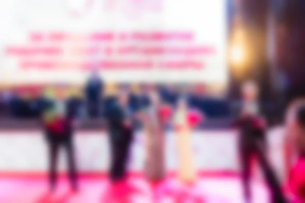 Award ceremony tema oskärpa bakgrund — Stockfoto