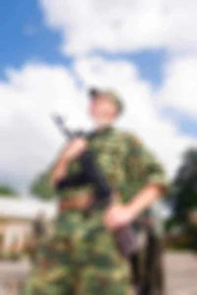 Russian army theme blur background — Stock Photo, Image