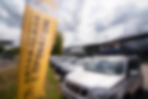 Auto autodealer thema achtergrond wazig — Stockfoto